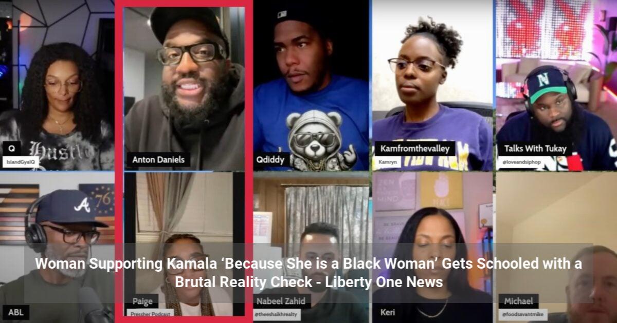 Woman Supporting Kamala ‘Because She is a Black Woman’ Gets Schooled with a Brutal Reality Check
