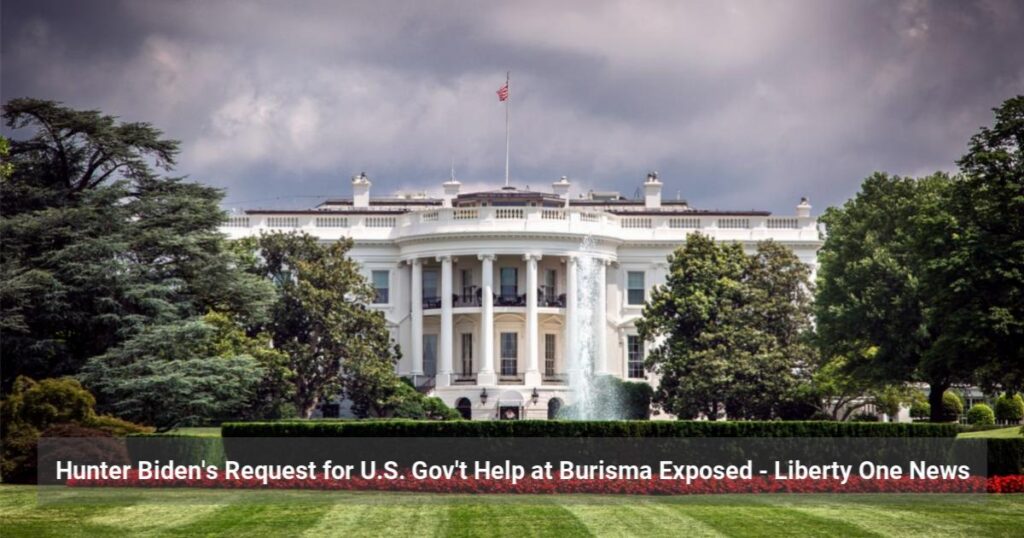Hunter Biden’s Request for U.S. Gov’t Help at Burisma Exposed