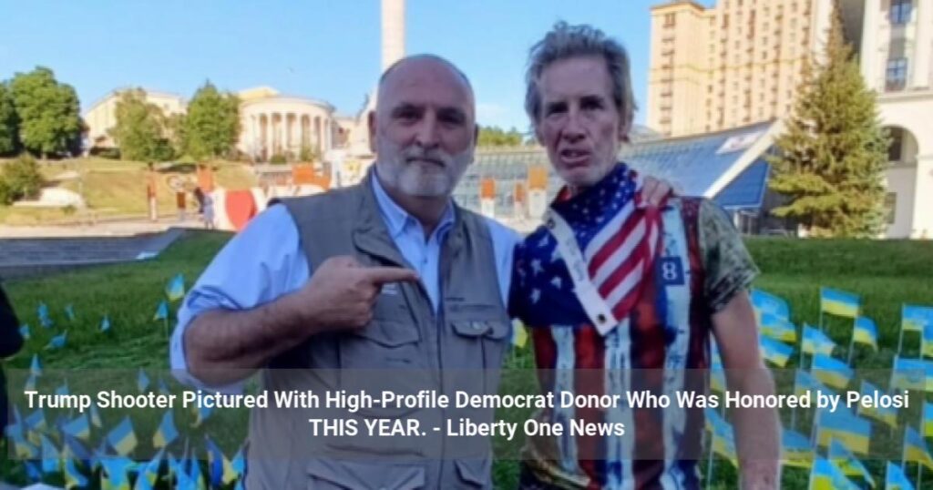 Trump Shooter Pictured With Democrat Donor, Honored by Recently Honored By Pelosi